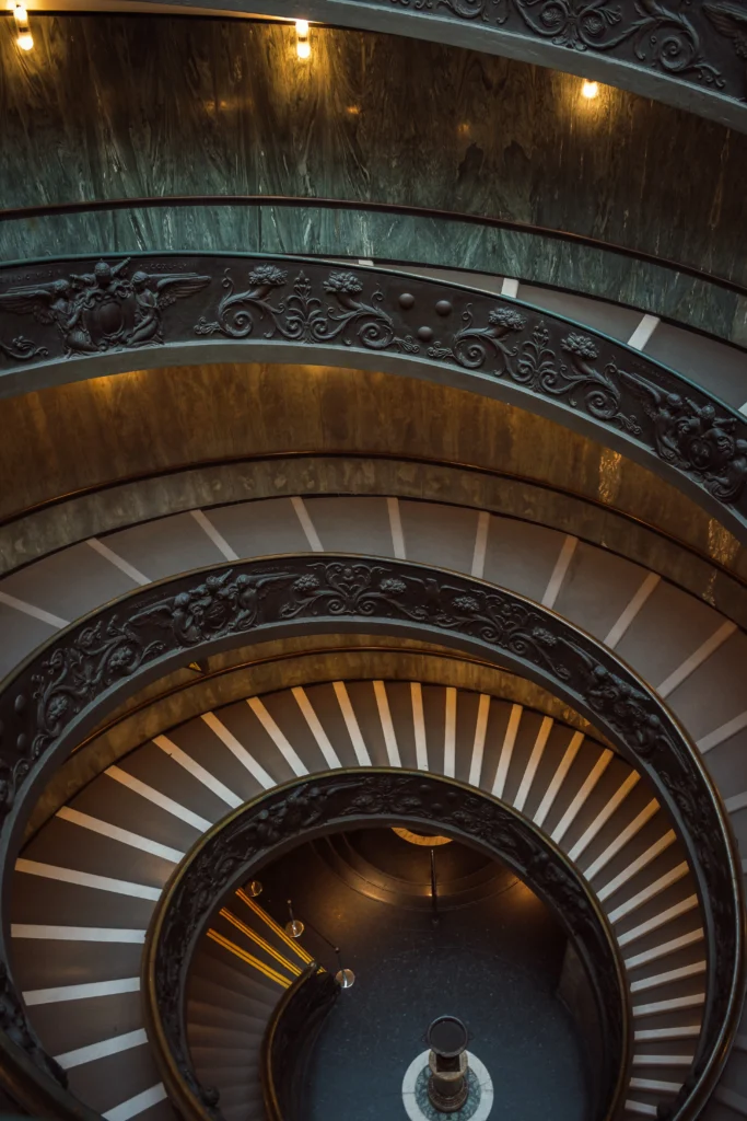 escalier vatican voyage