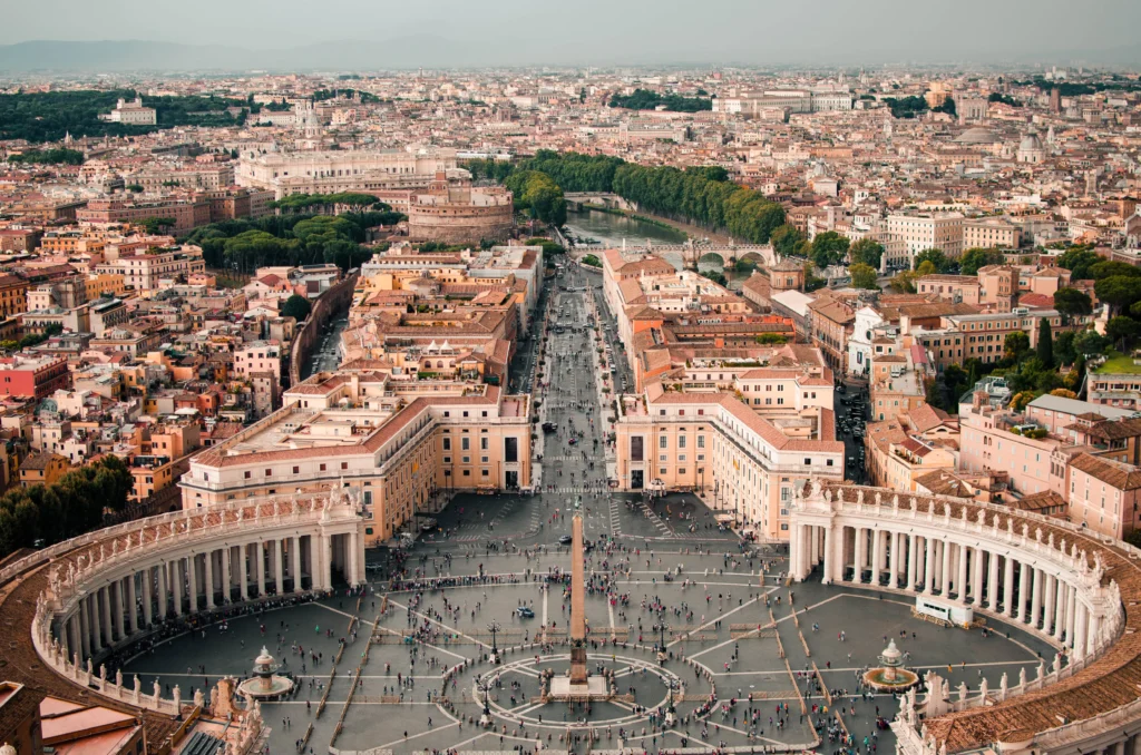 vue basilique saint pierre rome