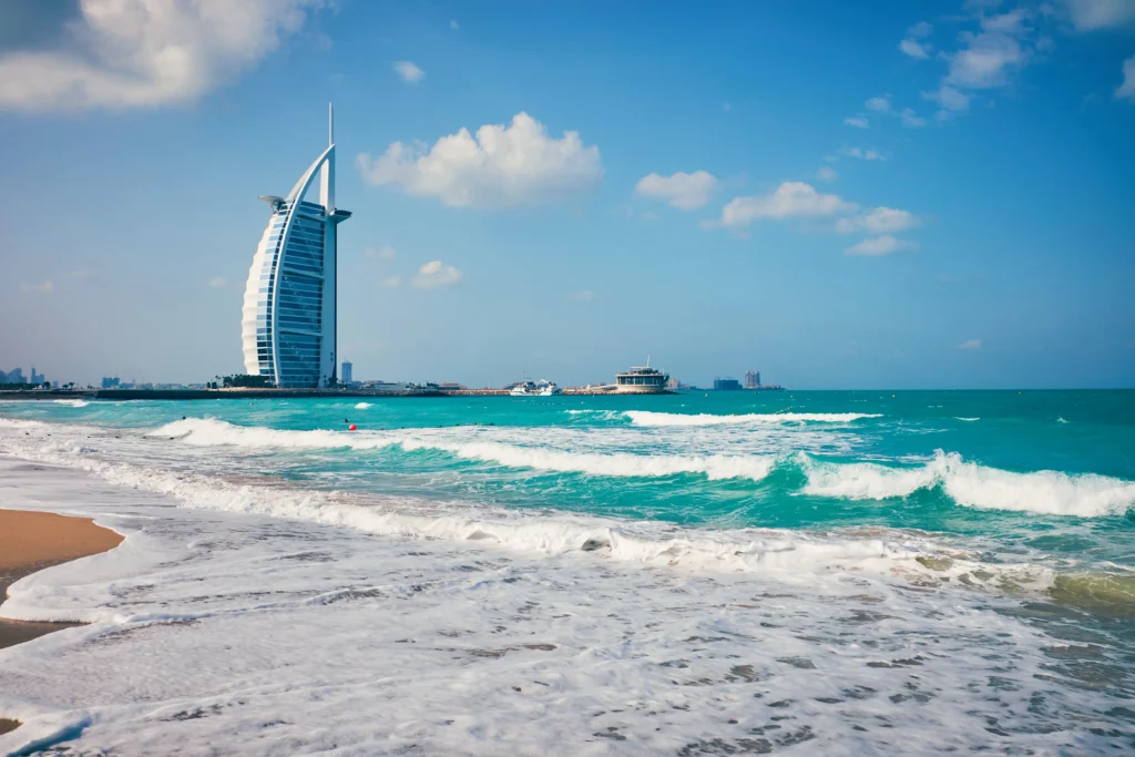 jumeirah beach dormir a dubai plage